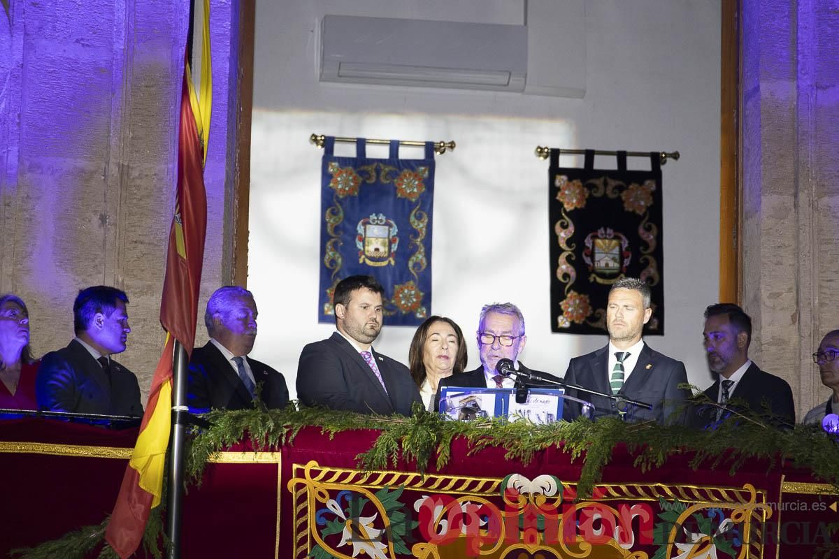 Pregón de Fiestas en Caravaca