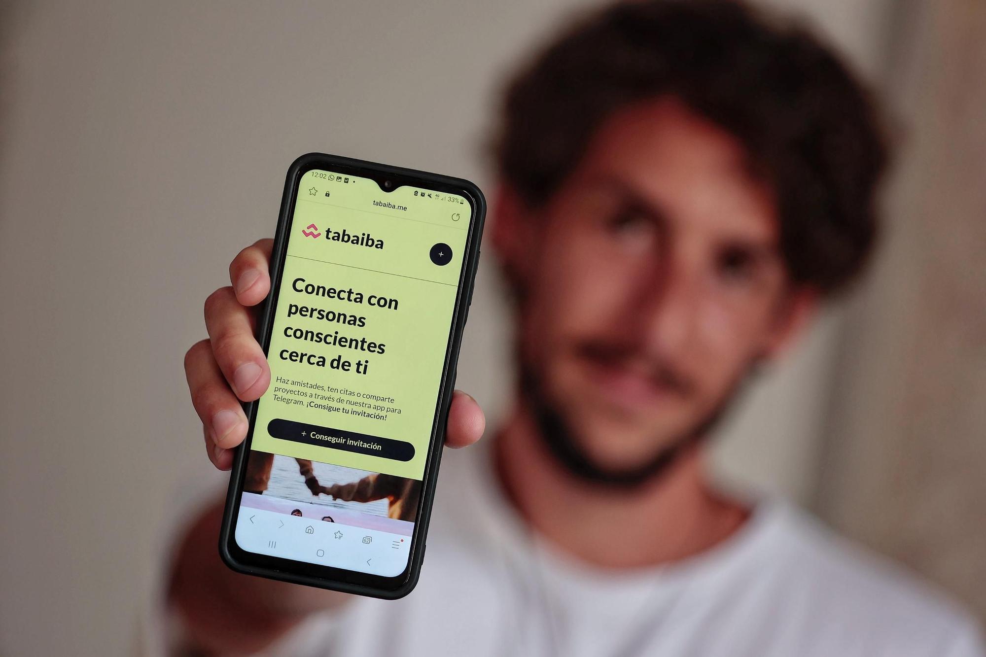 Gorka, empresario que va a lanzar la primera aplicación de citas hecha en Canarias