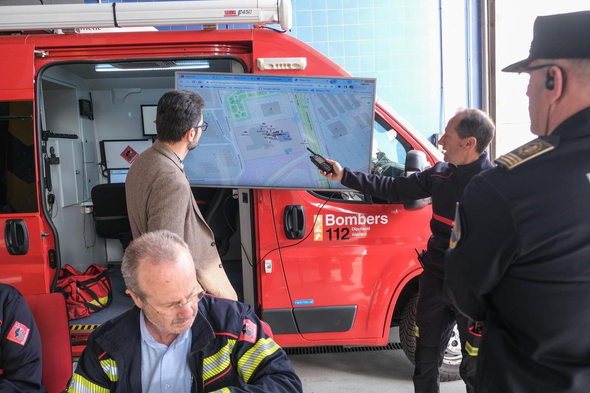 Puesto de mando se ha instalado en el parque de Bomberos de Torrevieja