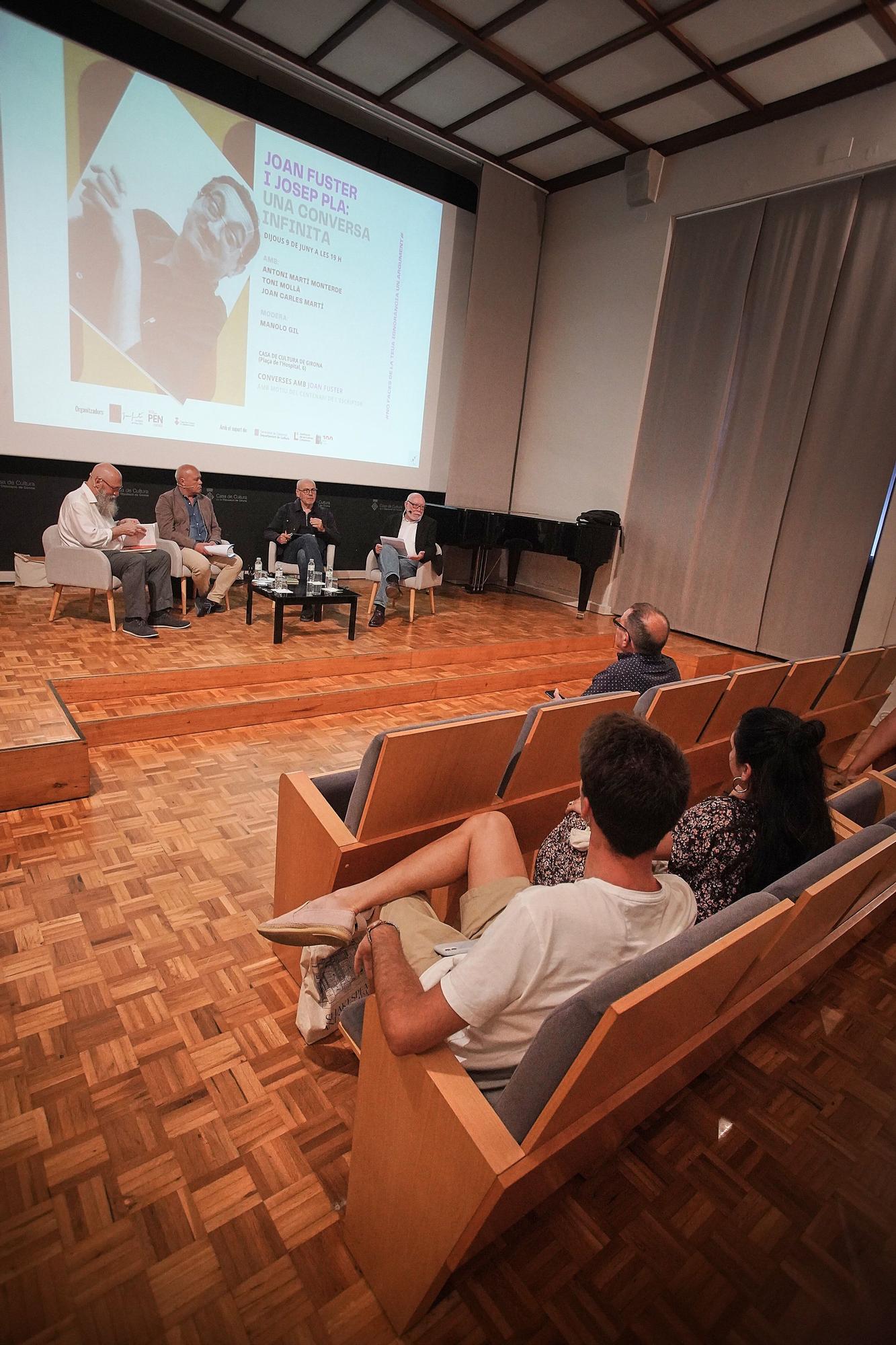 La Casa de Cultura acull la «conversa infinita» entre Joan Fuster i Josep Pla