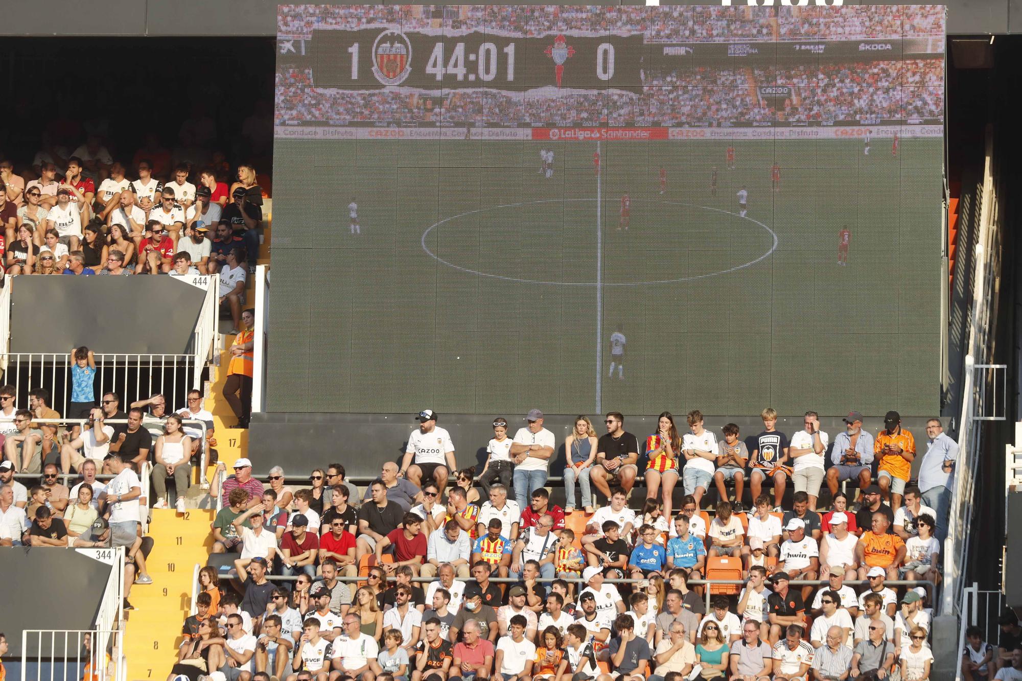 El Valencia - Celta en imágenes