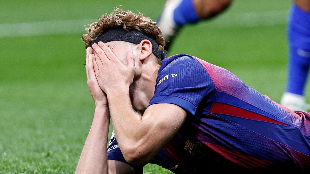 El día que Gavi jugó con un casco en la cabeza porque le partieron la cabeza
