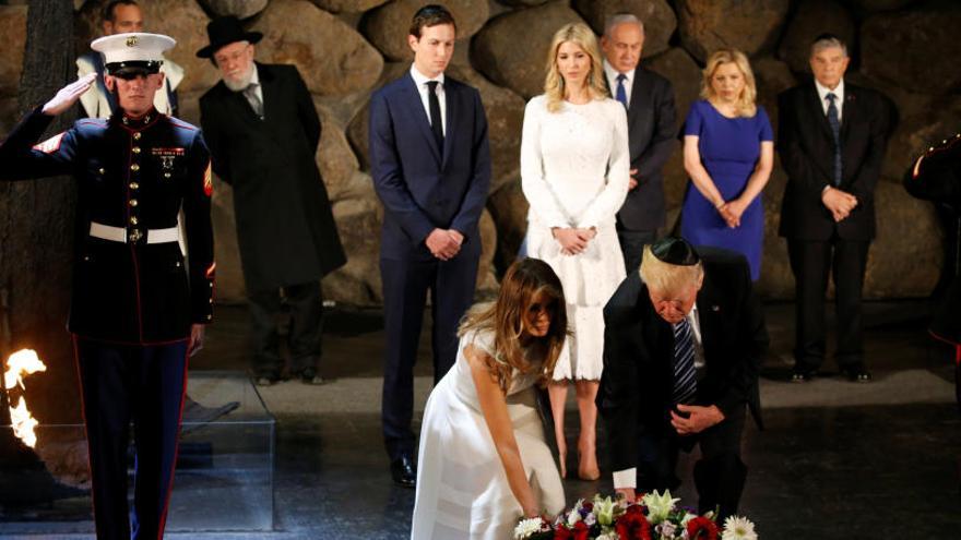 Homenaje de Donald y Melania en el Museo del Holocausto.