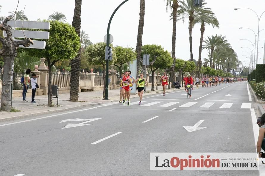 Media Maratón de Murcia: paso por la Avenida del Infante