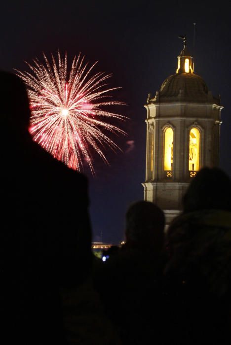 Focs artificials per tancar les Fires de Girona