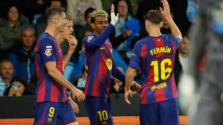 La crónica en datos del Celta 2-4 FC Barcelona