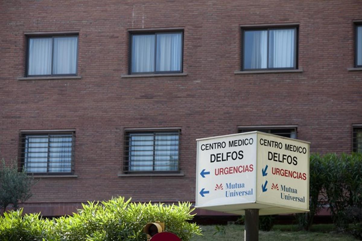 Una imatge de l’exterior del centre mèdic Delfos. Una imatge de l’exterior del centre mèdic Delfos.