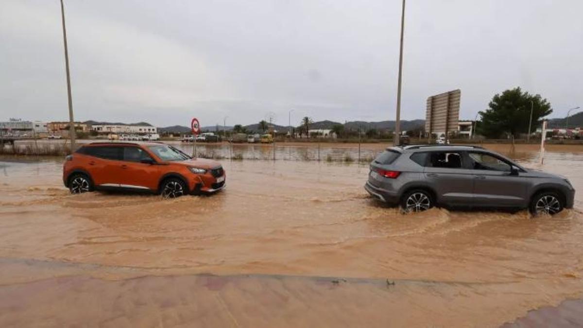Inundaciones en Ibiza.