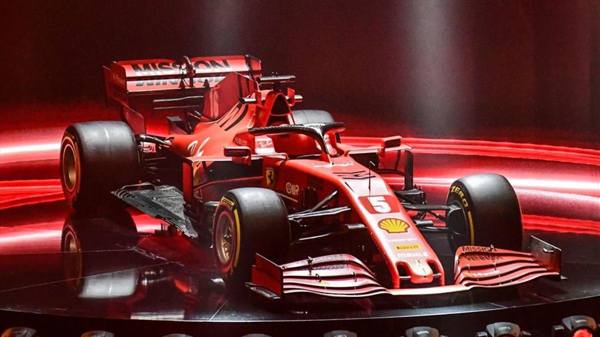 Este es el SF1000 con el que correrá Ferrari este año.