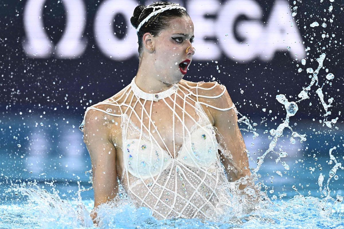 Iris Tió se lleva el oro en el solo técnico de los campeonatos de Europa de natación artística