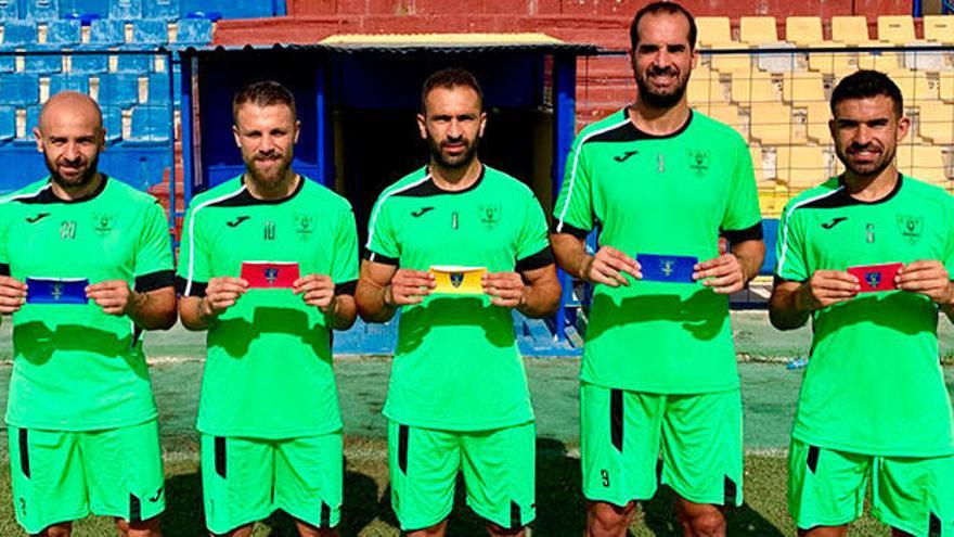 Los nuevos capitanes del Orihuela.