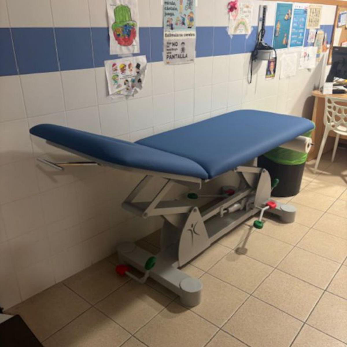 Una de las camillas.