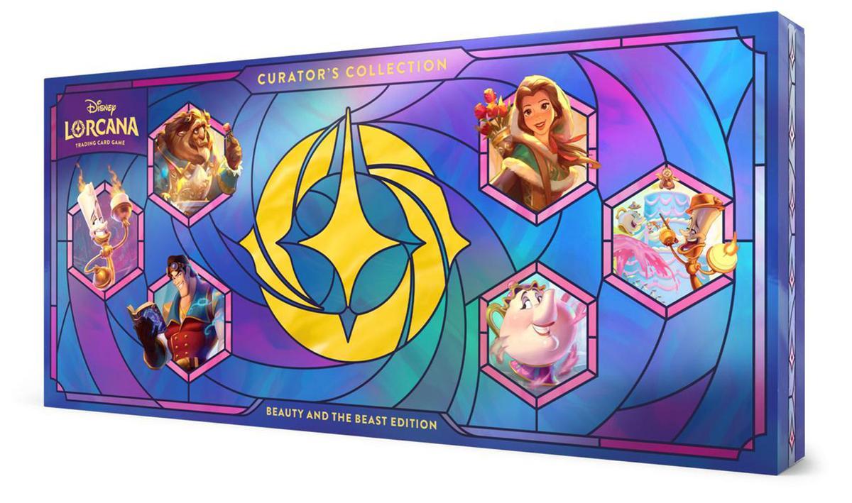 Una de las muchas colecciones que puedes adquirir del famoso juego de cartas Disney Lorcana.