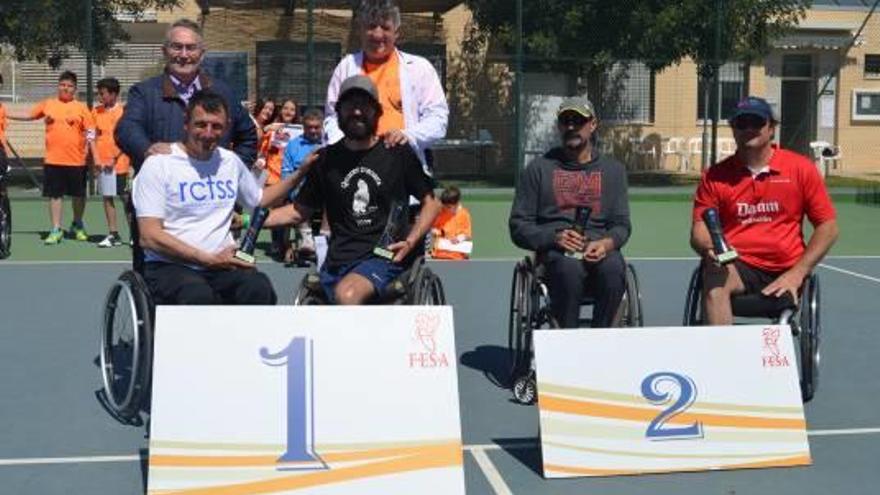 El prestigioso torneo de tenis en silla de ruedas de Almussafes corona a Montes