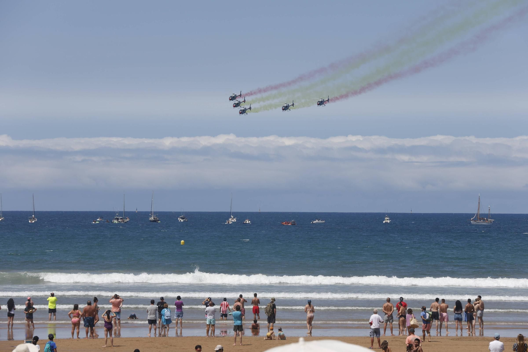 El espectacular y multitudinario Festival Aéreo de Gijón, en imágenes