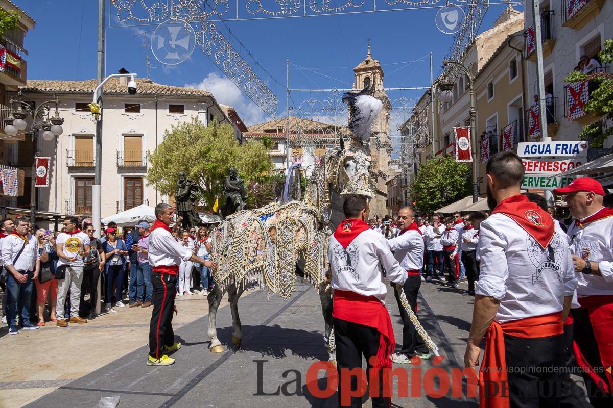 Recorrido Caballos del Vino día dos de mayo en Caravaca