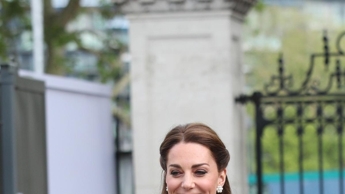 Kate Middleton, con vestido floral