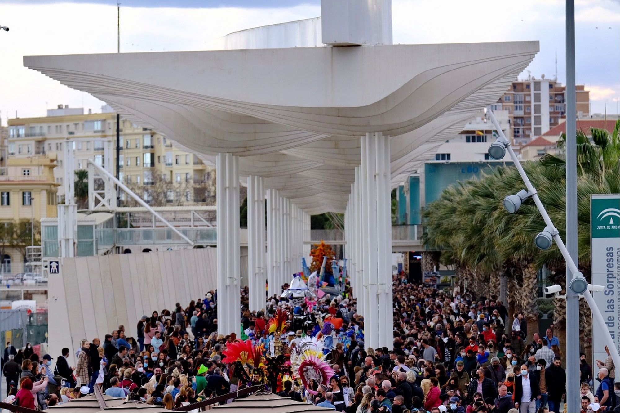 Las imágenes del Entierro del Boquerón del Carnaval de Málaga 2022