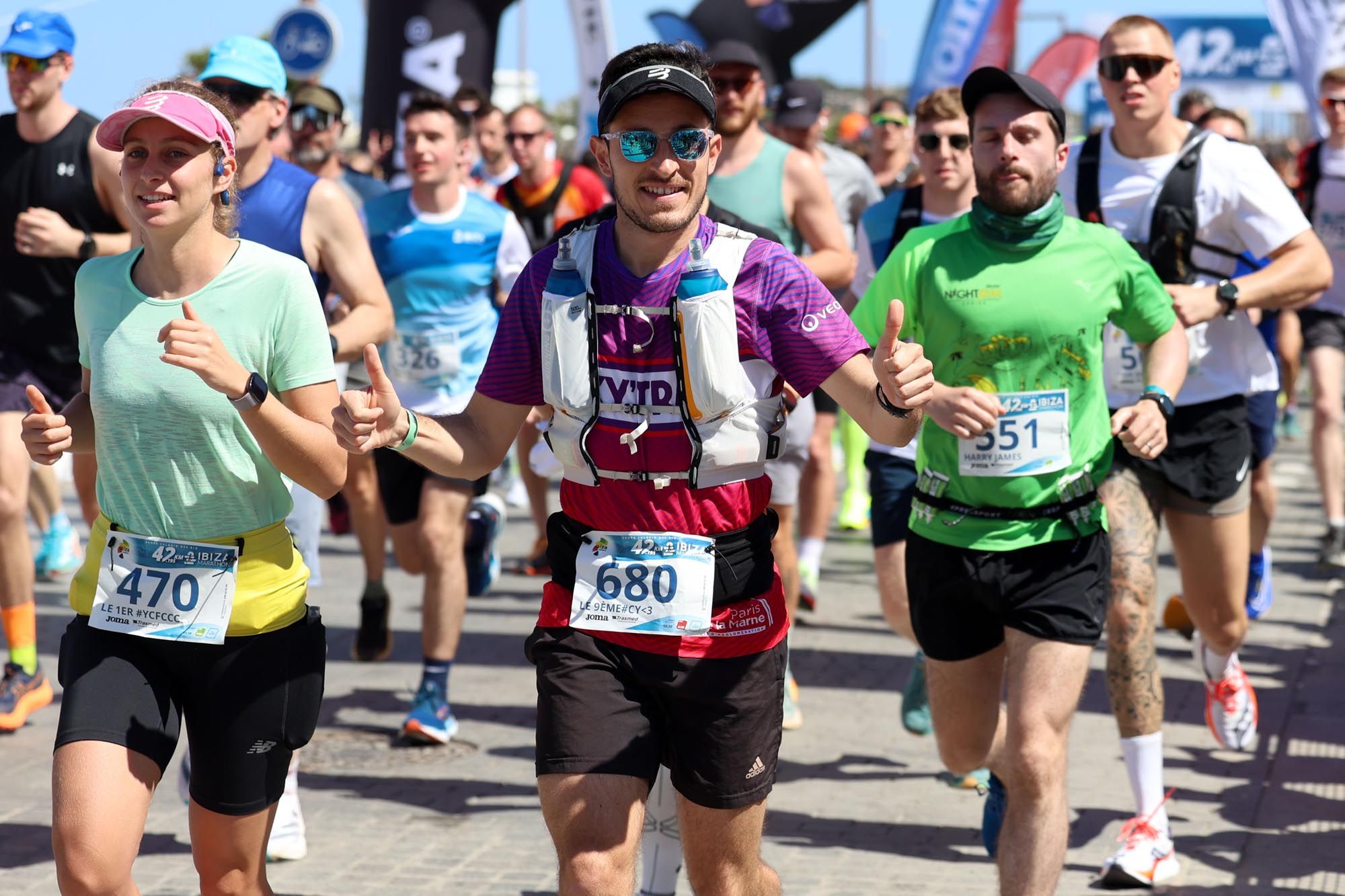 El Santa Eulària Ibiza Marathon, en imágenes