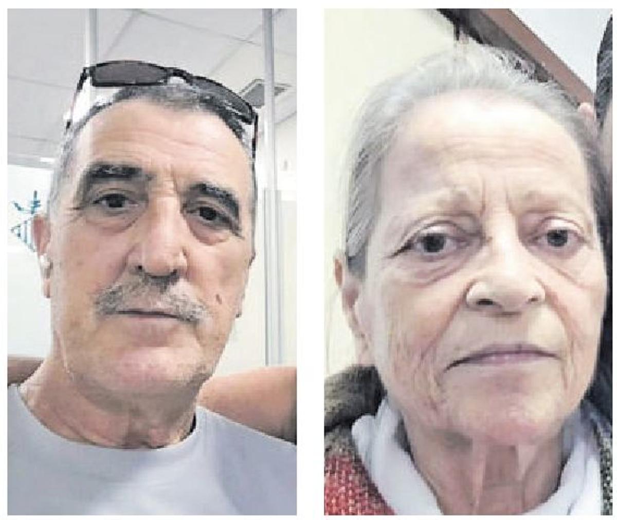 Rafael Brisa y su esposa Azucena desaparecieron en Picanya.