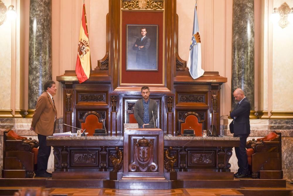 El pleno rechaza los presupuestos del Estado por ser injustos con A Coruña.