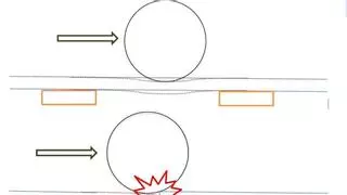 La investigación halla muescas en las ruedas de un tren que pasó más de dos horas antes por el lugar del descarrilamiento