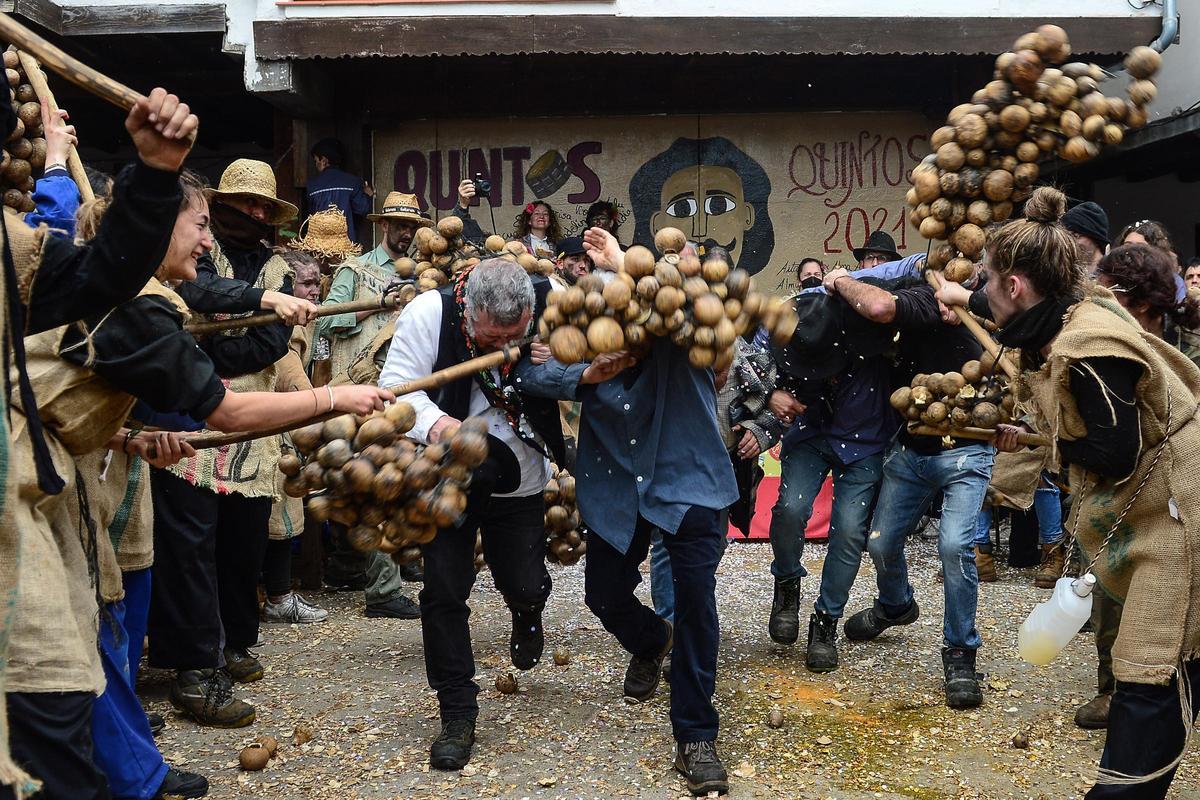 Un momento de la celebración de la fiesta en una imagen de archivo.
