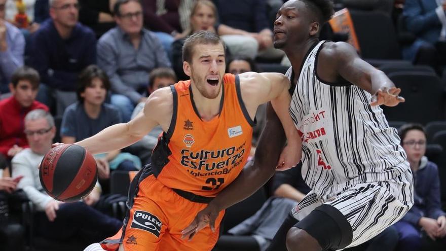 Duro revés por la cuarta plaza para el Valencia Basket