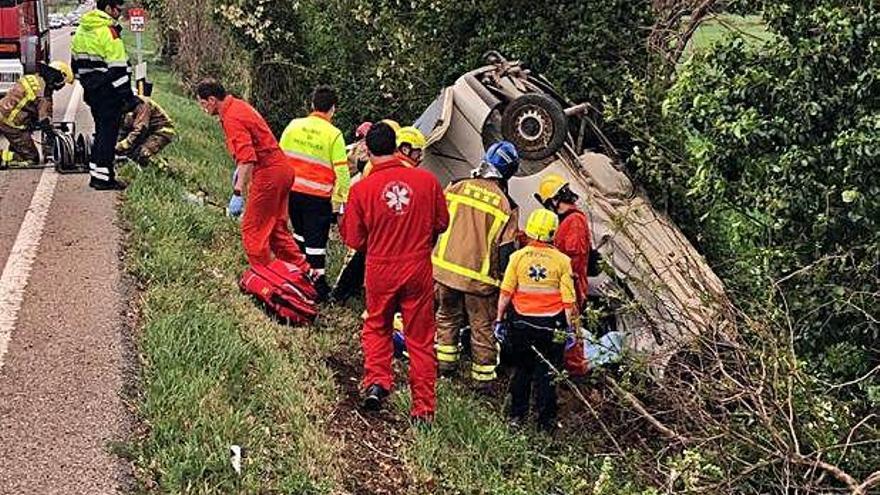 El conductor d&#039;una furgoneta va morir el 25 d&#039;abril en un accidet de trànsit de Bàscara.