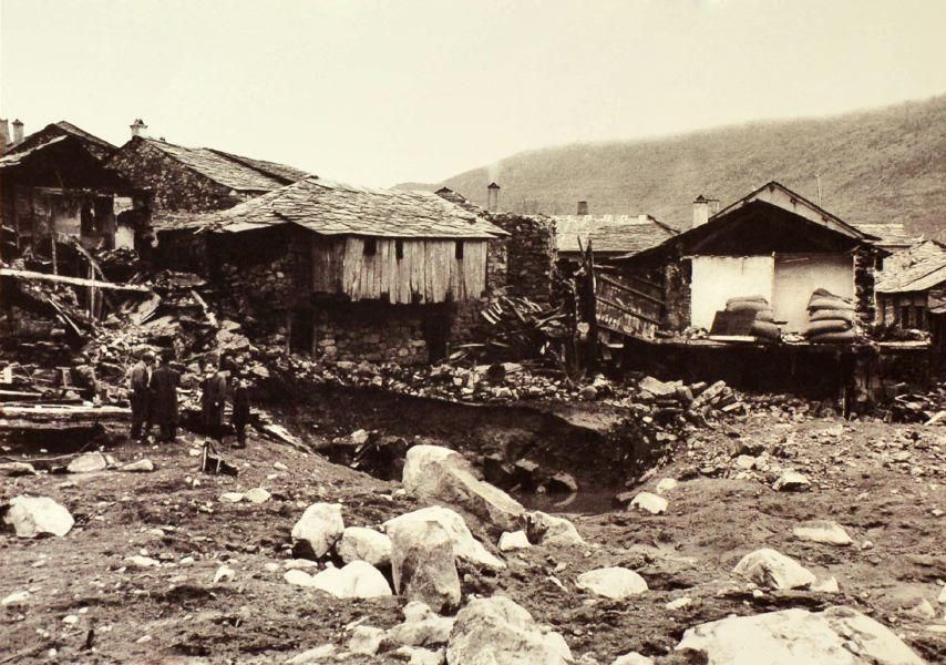 Imágenes de la rotura de la presa en Sanabria