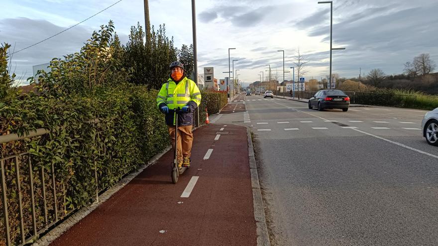 Siero y Oviedo, unidos por carril bici: entra en servicio el tramo de Lugones a La Corredoria