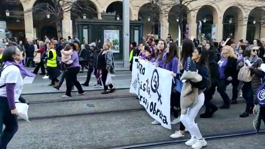 Manifestación del 8-M en Zaragoza