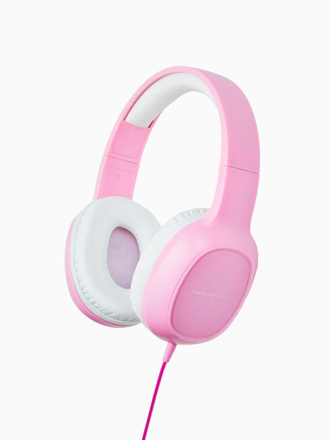 Auriculares de Lefties en color rosa.