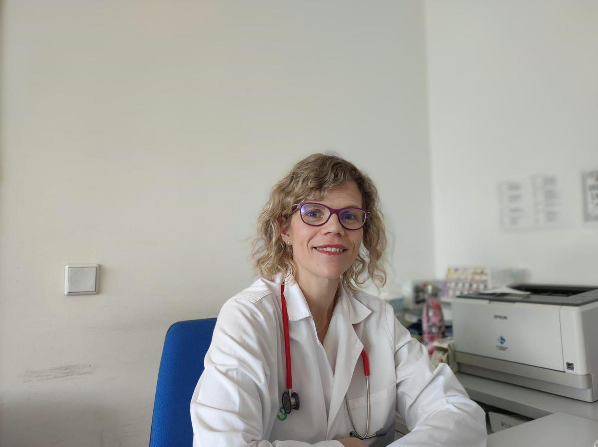 La doctora Eva Ximénez, pediatra de Atención Primaria en Guadalajara.