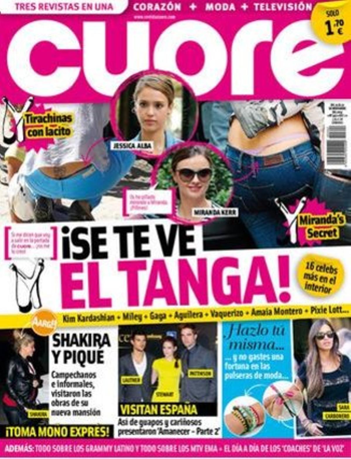 Portada del número 342, del 21 al 27 de novembre de ’Cuore’. Portada del número 342, del 21 al 27 de novembre de ’Cuore’.