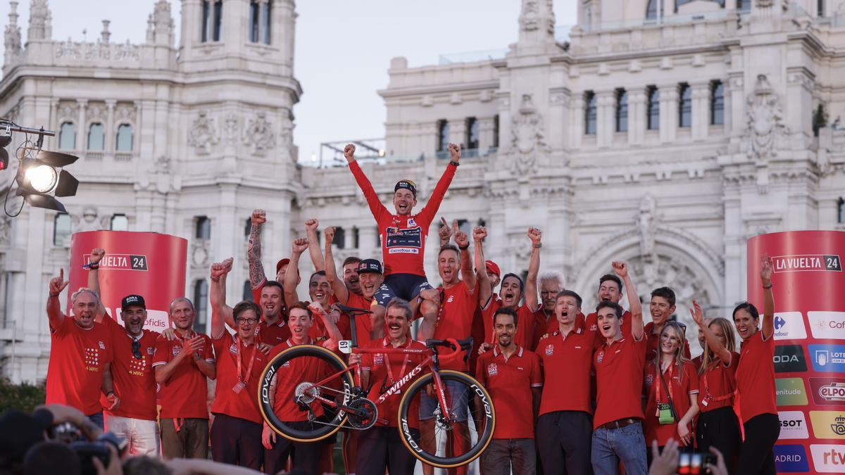 La última etapa de la Vuelta a España, en imágenes