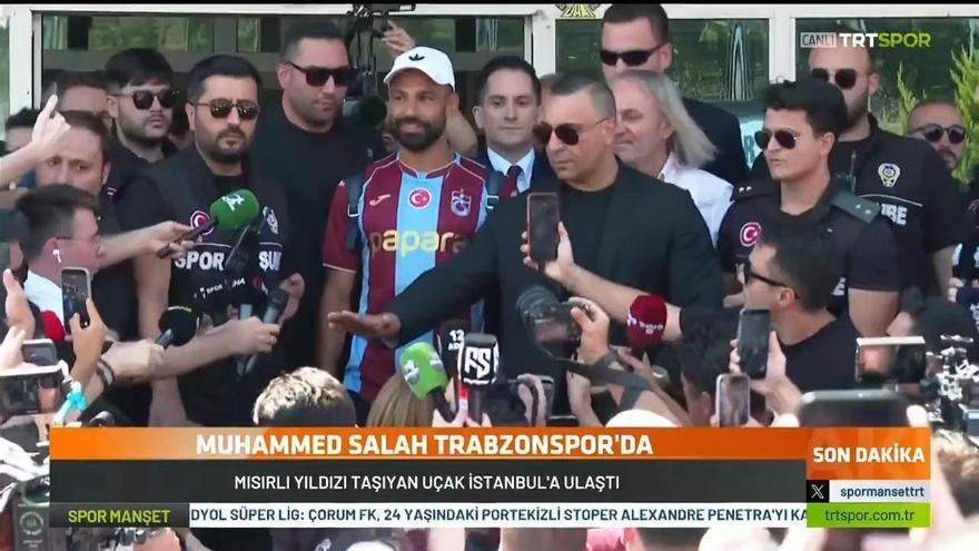 El impresionante recibimiento a Mohamed Salah como nuevo jugador del Trabzonspor
