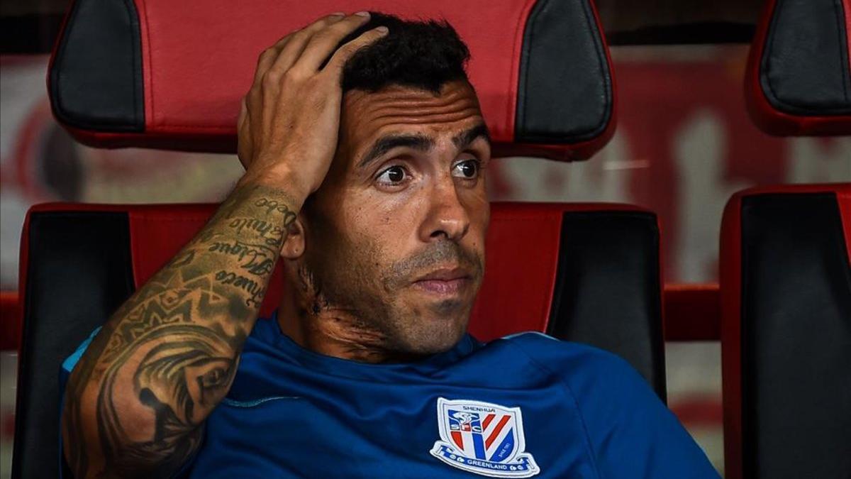 Carlos Tévez llegó a ser uno de los futbolistas mejor pagado cuando estuvo en el Shangai Shenhua de China