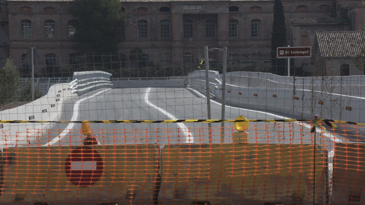 L&#039;obra de remodelació  del pont ja està pràcticament acabada