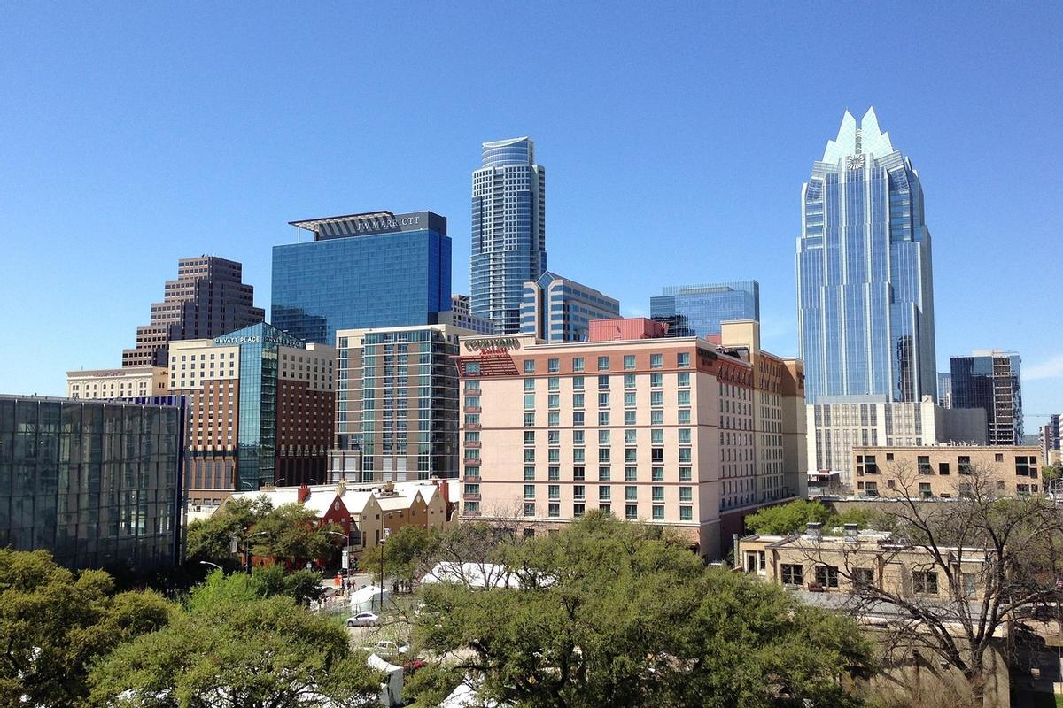 Plano general de Austin en el estado de Texas