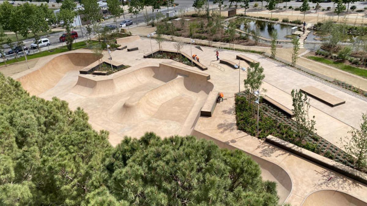 L'skatepark construït a Igualada