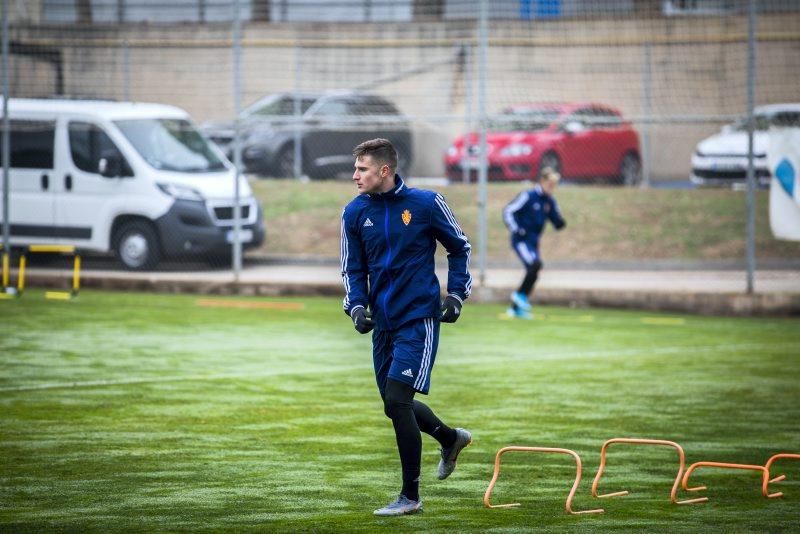 Entrenamiento del Real Zaragoza de hoy 30 de diciembre