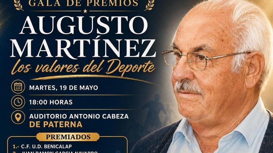 Rioja, Espí y Moleiro, entre los premiados en la Gala Augusto Martínez