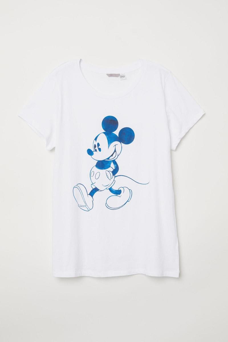 Camiseta con dibujo de Mickey Mouse, de H&amp;M