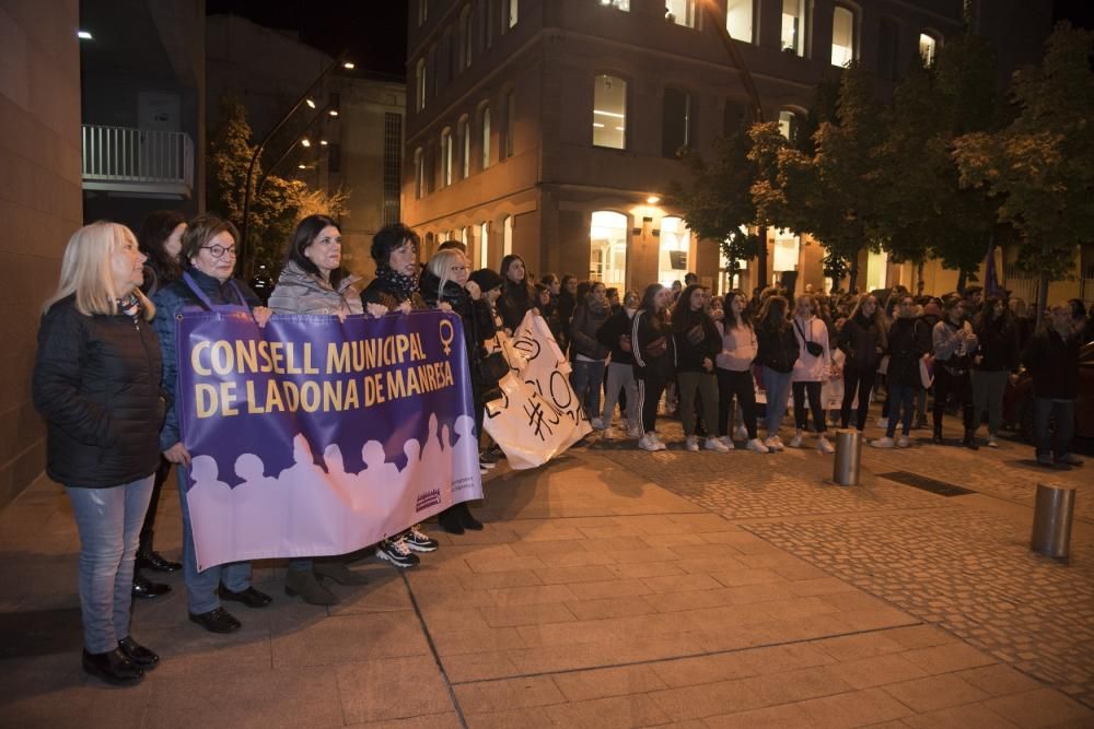 Manifestació contra la sentència de la violació a