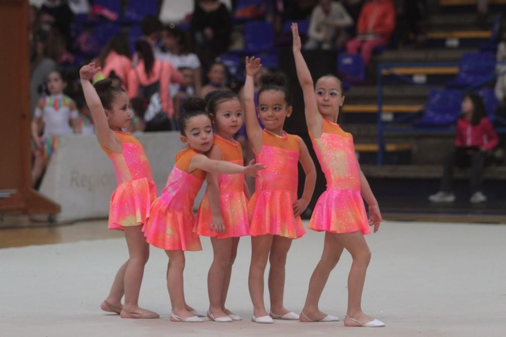 Cartagena celebra la primera jornada de la competición escolar de gimnasia rítmica con más de 1.000 participantes