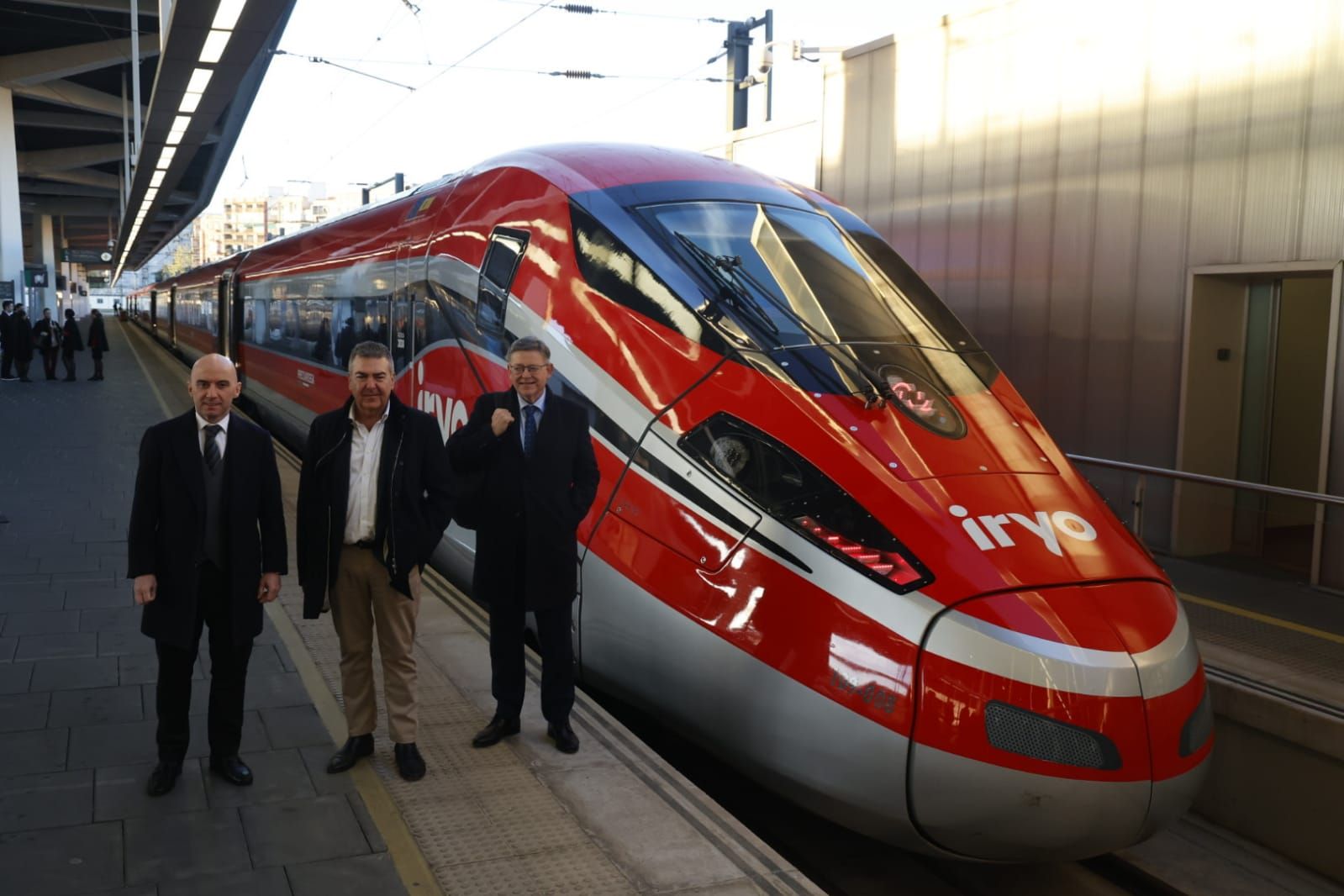 Llega el primer Iryo a València