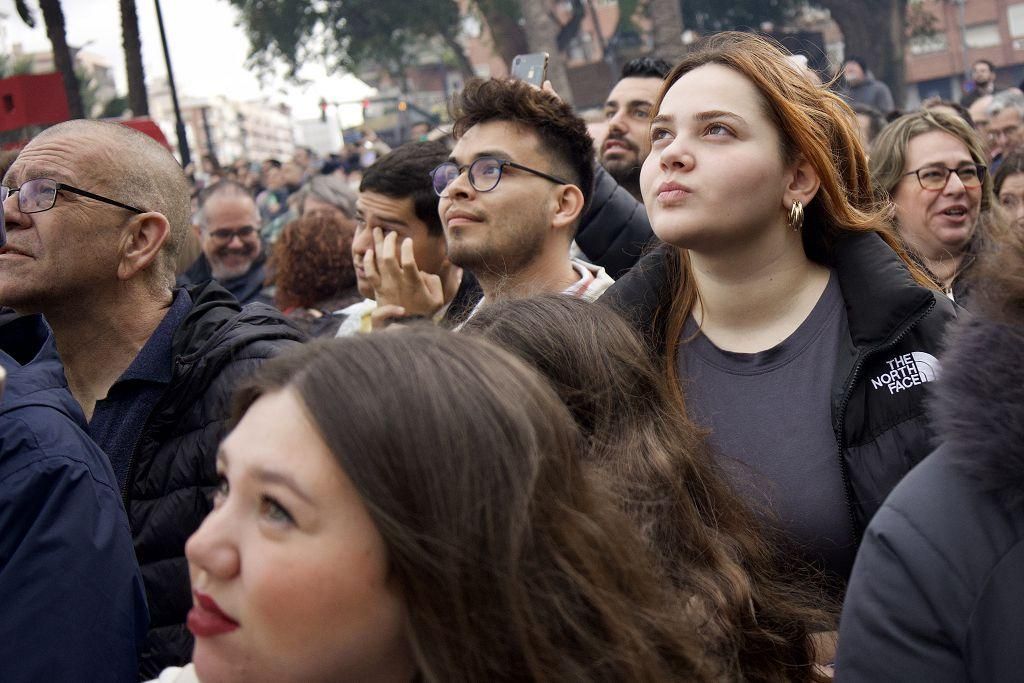 Las mejores imágenes de la 'mascletá' de Murcia