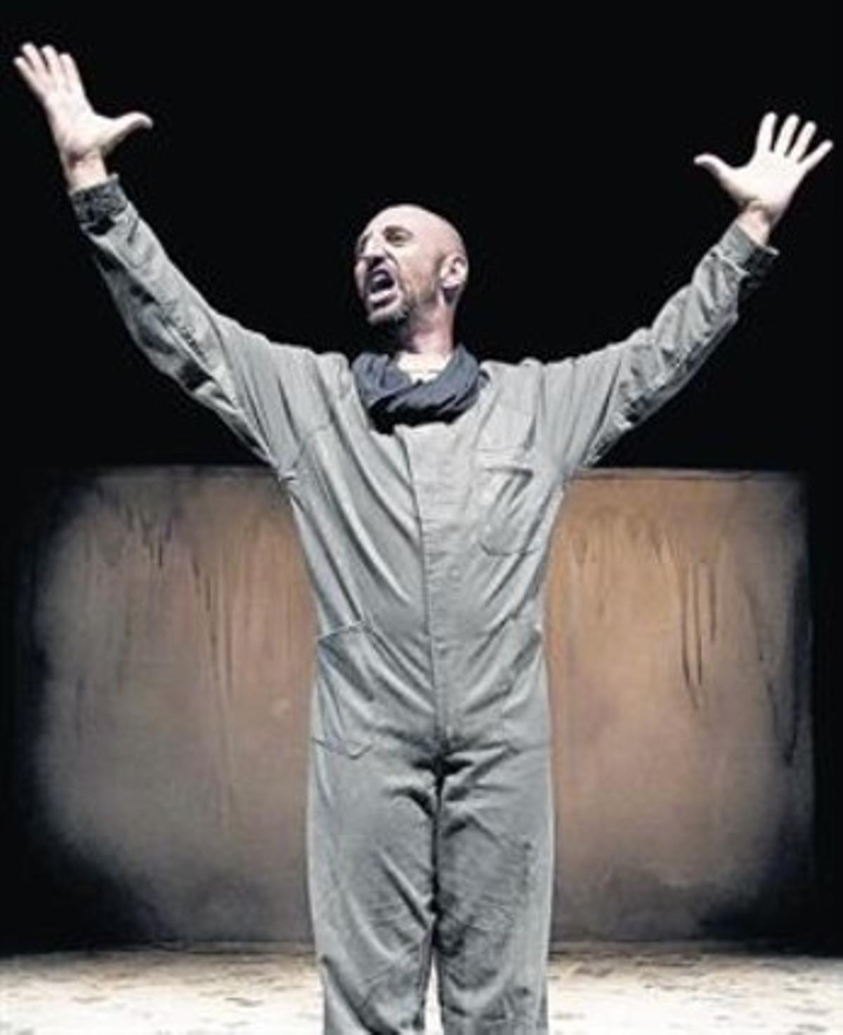 Toni Gomila, en el seu premiat monòleg ’Acorar’.