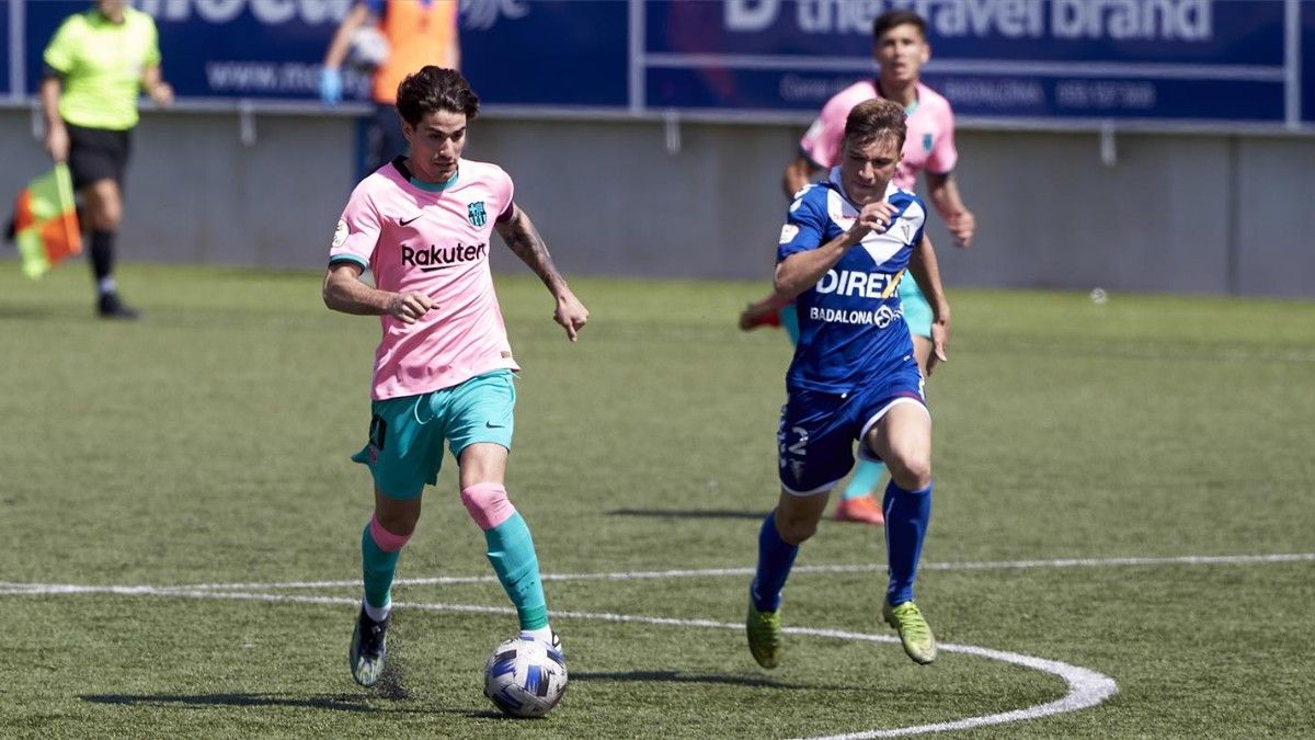 El Barça B, ya clasificado, terminó la primera fase en Badalona